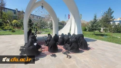 بازدید و زیارت اعضای پایگاه بسیج مسجد انقلاب اسلامی کوی فیروز تبریز از مزار شهید گمنام پردیس فاطمه الزهرا (س)  7