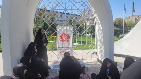 بازدید و زیارت اعضای پایگاه بسیج مسجد انقلاب اسلامی کوی فیروز تبریز از مزار شهید گمنام پردیس فاطمه الزهرا (س)  8