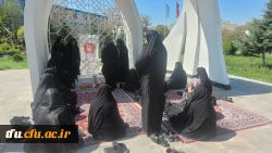 بازدید و زیارت اعضای پایگاه بسیج مسجد انقلاب اسلامی کوی فیروز تبریز از مزار شهید گمنام پردیس فاطمه الزهرا (س)  9