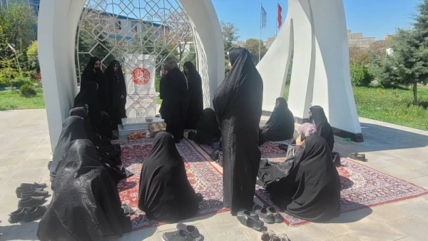 بازدید و زیارت اعضای پایگاه بسیج مسجد انقلاب اسلامی کوی فیروز تبریز از مزار شهید گمنام پردیس فاطمه الزهرا (س)  9