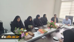 حضور جناب سرهنگ سید کمال نظیری فرمانده حوزه کارمندی شهید عبدالهی در پردیس فاطمه الزهرا (س) تبریز به مناسبت هفته معلم 3