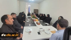 حضور جناب سرهنگ سید کمال نظیری فرمانده حوزه کارمندی شهید عبدالهی در پردیس فاطمه الزهرا (س) تبریز به مناسبت هفته معلم 5