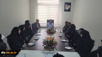 حضور جناب سرهنگ سید کمال نظیری فرمانده حوزه کارمندی شهید عبدالهی در پردیس فاطمه الزهرا (س) 