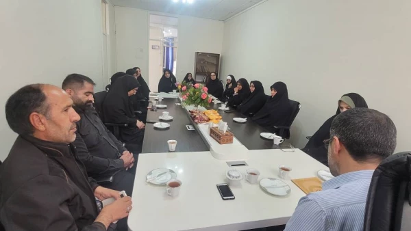 حضور جناب سرهنگ سید کمال نظیری فرمانده حوزه کارمندی شهید عبدالهی در پردیس فاطمه الزهرا (س)  5