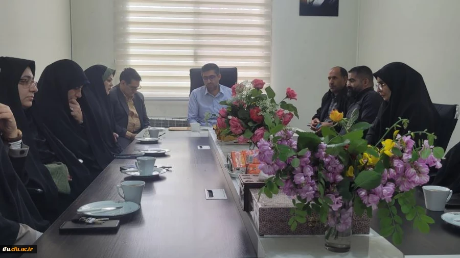 حضور جناب سرهنگ سید کمال نظیری فرمانده حوزه کارمندی شهید عبدالهی در پردیس فاطمه الزهرا (س)  6