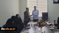 حضور جناب سرهنگ سید کمال نظیری فرمانده حوزه کارمندی شهید عبدالهی در پردیس فاطمه الزهرا (س)  2