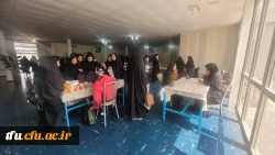 حضور پزشکان واحد تغذیه،مامایی و روانشناسی به مناسبت هفته سلامت در پردیس فاطمه الزهرا(س)تبریز 6