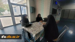 حضور پزشکان واحد تغذیه،مامایی و روانشناسی به مناسبت هفته سلامت در پردیس فاطمه الزهرا(س)تبریز 2