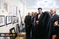 برگزاری و افتتاح یازدهمین نمایشگاه آثار هنری دانشجویان و اساتید پردیسهای فاطمه الزهرا (س) و علامه امینی 2