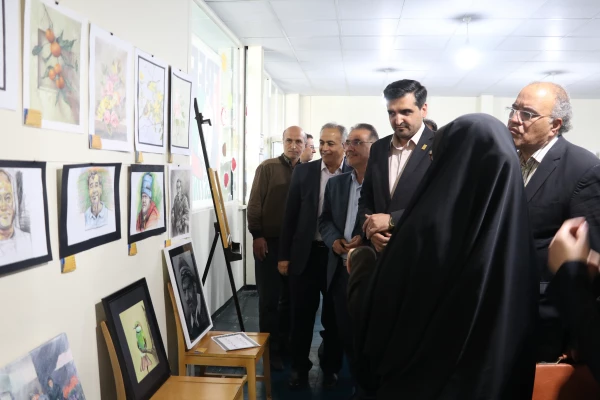 برگزاری و افتتاح یازدهمین نمایشگاه آثار هنری دانشجویان و اساتید پردیسهای فاطمه الزهرا (س) و علامه امینی 2