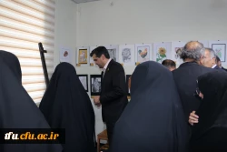 برگزاری و افتتاح یازدهمین نمایشگاه آثار هنری دانشجویان و اساتید پردیسهای فاطمه الزهرا (س) و علامه امینی 3