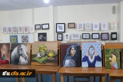 برگزاری و افتتاح یازدهمین نمایشگاه آثار هنری دانشجویان و اساتید پردیسهای فاطمه الزهرا (س) و علامه امینی 4