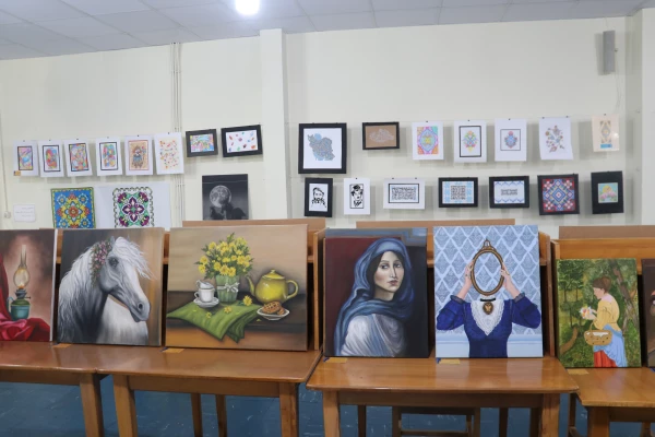 برگزاری و افتتاح یازدهمین نمایشگاه آثار هنری دانشجویان و اساتید پردیسهای فاطمه الزهرا (س) و علامه امینی 4