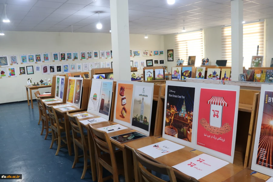 برگزاری و افتتاح یازدهمین نمایشگاه آثار هنری دانشجویان و اساتید پردیسهای فاطمه الزهرا (س) و علامه امینی 6