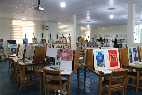 برگزاری و افتتاح یازدهمین نمایشگاه آثار هنری دانشجویان و اساتید پردیسهای فاطمه الزهرا (س) و علامه امینی 9