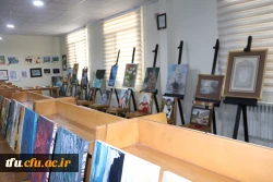 برگزاری و افتتاح یازدهمین نمایشگاه آثار هنری دانشجویان و اساتید پردیسهای فاطمه الزهرا (س) و علامه امینی 11