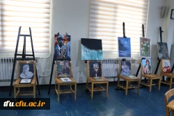 برگزاری و افتتاح یازدهمین نمایشگاه آثار هنری دانشجویان و اساتید پردیسهای فاطمه الزهرا (س) و علامه امینی 8