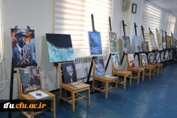 برگزاری و افتتاح یازدهمین نمایشگاه آثار هنری دانشجویان و اساتید پردیسهای فاطمه الزهرا (س) و علامه امینی 9