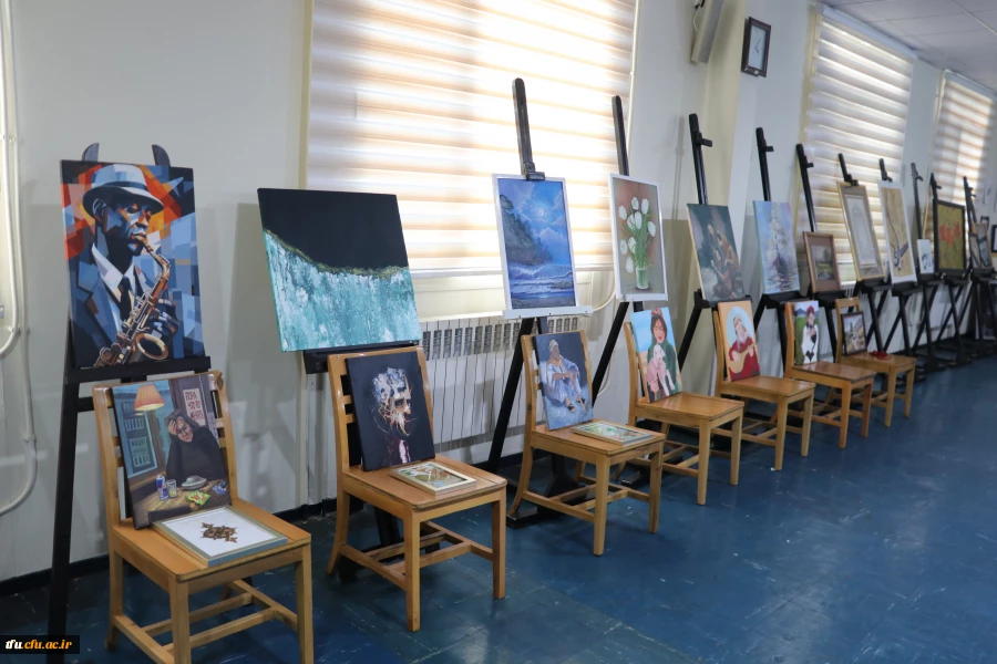 برگزاری و افتتاح یازدهمین نمایشگاه آثار هنری دانشجویان و اساتید پردیسهای فاطمه الزهرا (س) و علامه امینی 9