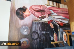 برگزاری و افتتاح یازدهمین نمایشگاه آثار هنری دانشجویان و اساتید پردیسهای فاطمه الزهرا (س) و علامه امینی 3