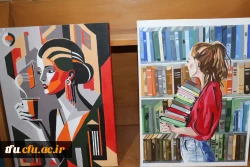 برگزاری و افتتاح یازدهمین نمایشگاه آثار هنری دانشجویان و اساتید پردیسهای فاطمه الزهرا (س) و علامه امینی 4