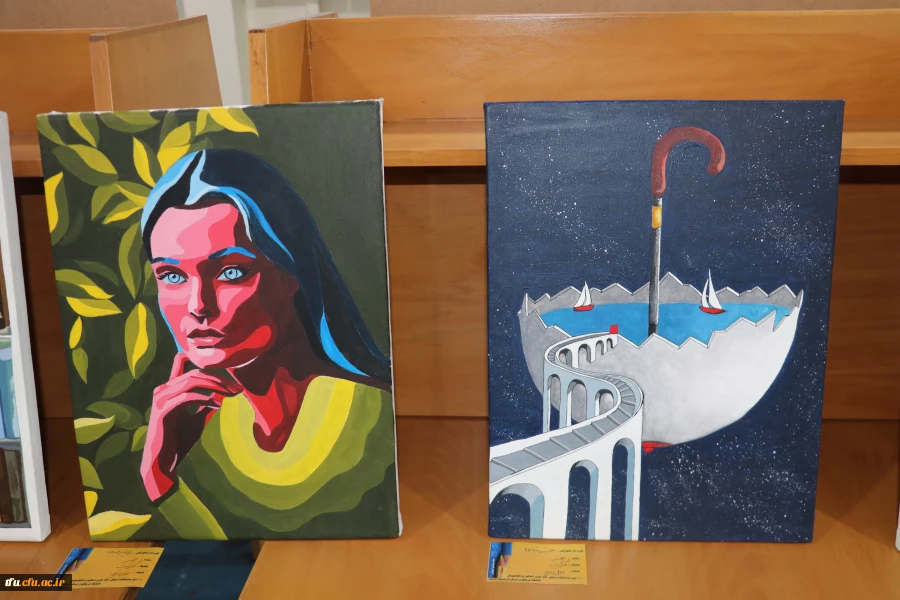 برگزاری و افتتاح یازدهمین نمایشگاه آثار هنری دانشجویان و اساتید پردیسهای فاطمه الزهرا (س) و علامه امینی 5