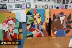 برگزاری و افتتاح یازدهمین نمایشگاه آثار هنری دانشجویان و اساتید پردیسهای فاطمه الزهرا (س) و علامه امینی 6