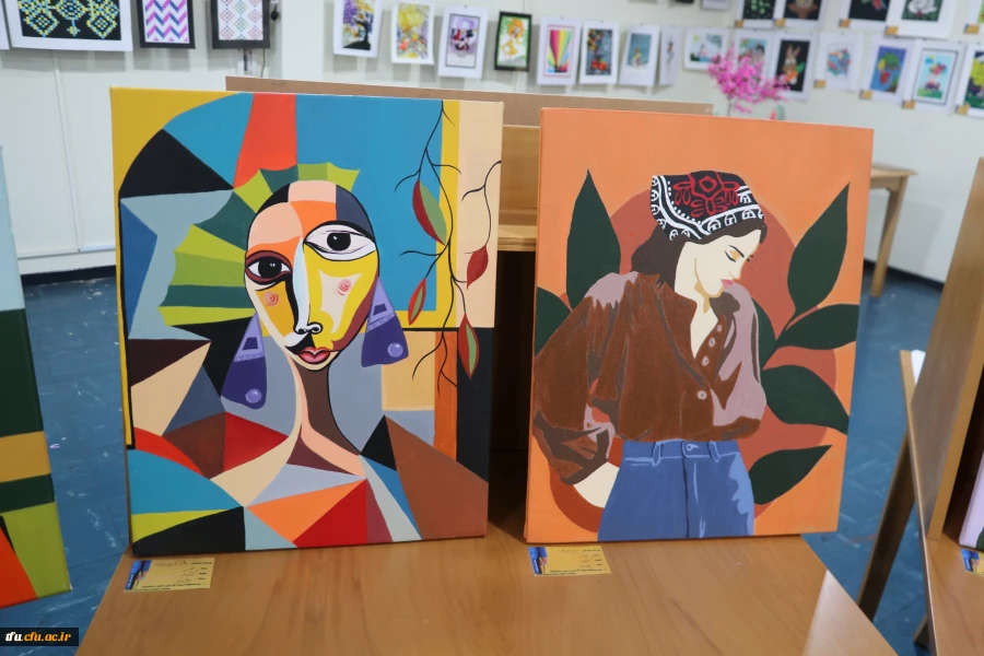 برگزاری و افتتاح یازدهمین نمایشگاه آثار هنری دانشجویان و اساتید پردیسهای فاطمه الزهرا (س) و علامه امینی 7
