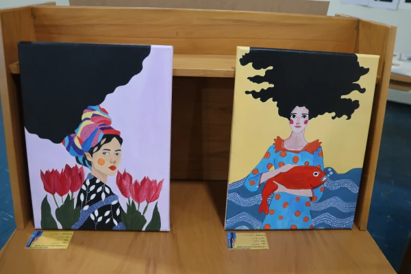 برگزاری و افتتاح یازدهمین نمایشگاه آثار هنری دانشجویان و اساتید پردیسهای فاطمه الزهرا (س) و علامه امینی 8