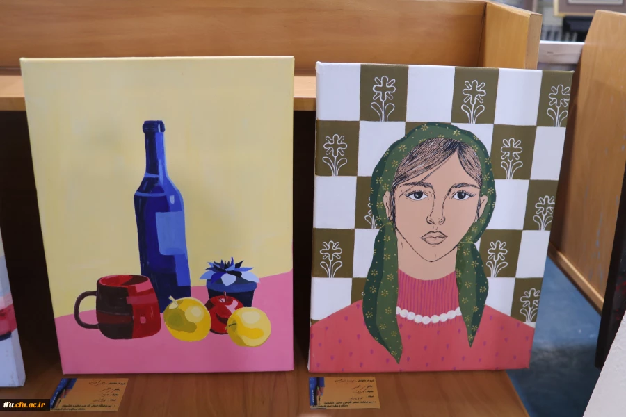 برگزاری و افتتاح یازدهمین نمایشگاه آثار هنری دانشجویان و اساتید پردیسهای فاطمه الزهرا (س) و علامه امینی 14