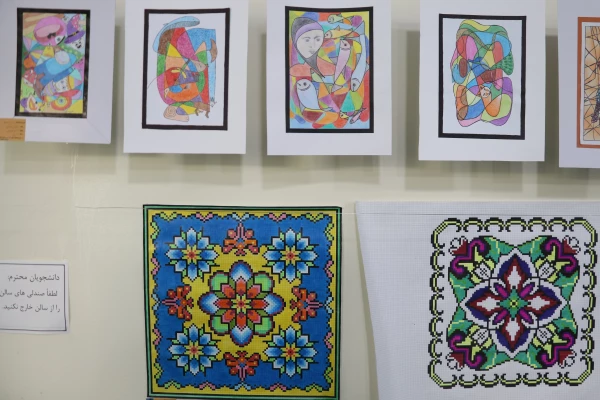 برگزاری و افتتاح یازدهمین نمایشگاه آثار هنری دانشجویان و اساتید پردیسهای فاطمه الزهرا (س) و علامه امینی 2