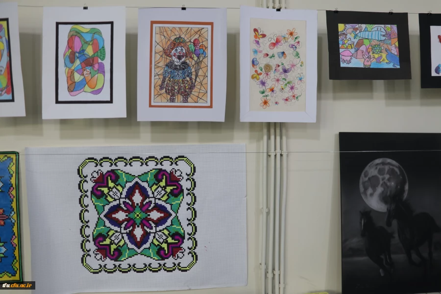 برگزاری و افتتاح یازدهمین نمایشگاه آثار هنری دانشجویان و اساتید پردیسهای فاطمه الزهرا (س) و علامه امینی 3