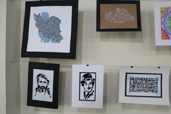 برگزاری و افتتاح یازدهمین نمایشگاه آثار هنری دانشجویان و اساتید پردیسهای فاطمه الزهرا (س) و علامه امینی 5