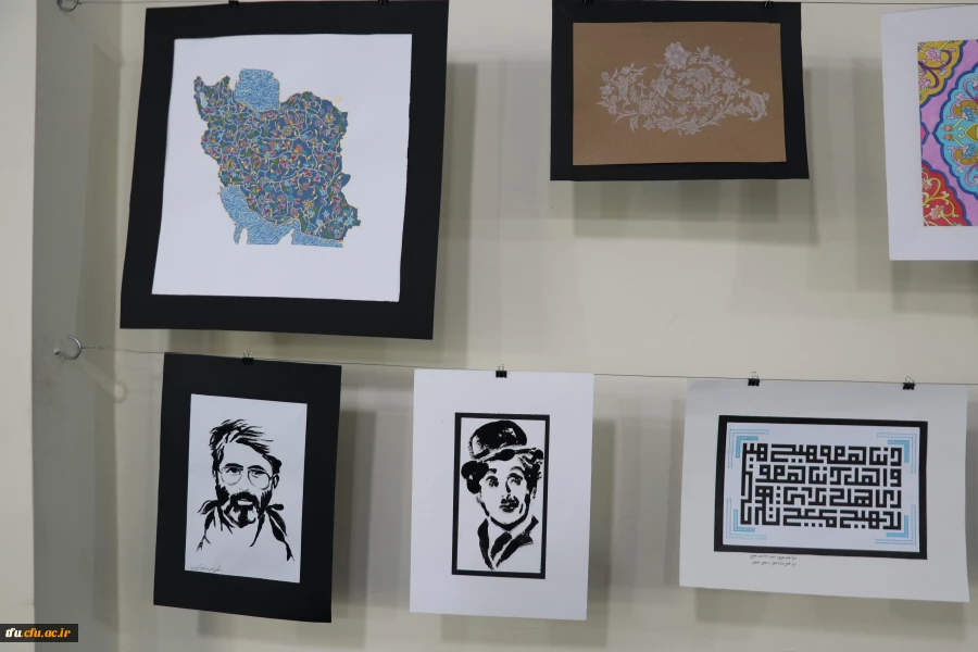 برگزاری و افتتاح یازدهمین نمایشگاه آثار هنری دانشجویان و اساتید پردیسهای فاطمه الزهرا (س) و علامه امینی 5