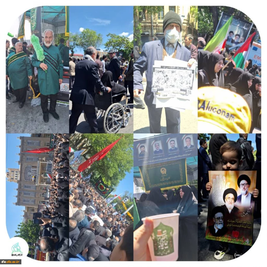 وداع پرمهر مردم تبریز با پیکر شهید آیت الله آل هاشم 2