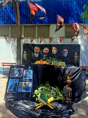 غرفه عزاداری شهدای خدمت در محوطه دانشگاه  6