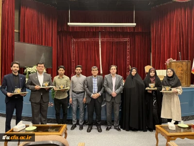 تجلیل از اساتید و دانشجویان برگزیده جشنواره پژوهش و فناوری و پویش دانشگاه فرهنگیان استان آذر بایجان شرقی