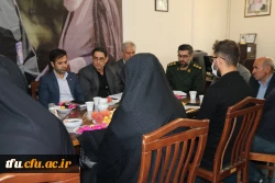 جلسه ارزیابی فرمانده شورای حوزه شهید عبدالهی از پایگاه مقاومت شهدای گمنام دانشگاه فرهنگیان 3