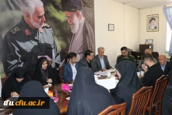 جلسه ارزیابی فرمانده شورای حوزه شهید عبدالهی از پایگاه مقاومت شهدای گمنام دانشگاه فرهنگیان 4