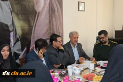 جلسه ارزیابی فرمانده شورای حوزه شهید عبدالهی از پایگاه مقاومت شهدای گمنام دانشگاه فرهنگیان 6