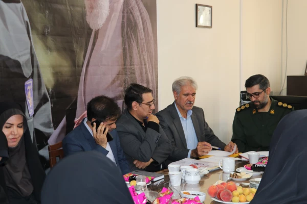 جلسه ارزیابی فرمانده شورای حوزه شهید عبدالهی از پایگاه مقاومت شهدای گمنام دانشگاه فرهنگیان 6