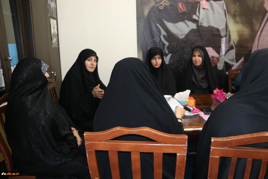 جلسه ارزیابی فرمانده شورای حوزه شهید عبدالهی از پایگاه مقاومت شهدای گمنام دانشگاه فرهنگیان 7