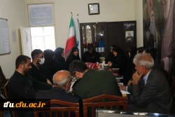جلسه ارزیابی فرمانده شورای حوزه شهید عبدالهی از پایگاه مقاومت شهدای گمنام دانشگاه فرهنگیان 10