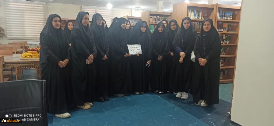 بازدید دانش آموزان مدرسه شاهد روشنایی قلم شهرستان بناب از کتابخانه پردیس فاطمه الزهرا(س) تبریز 2
