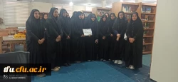 بازدید دانش آموزان مدرسه شاهد روشنایی قلم شهرستان بناب از کتابخانه پردیس فاطمه الزهرا(س) تبریز 2