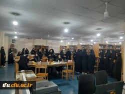 بازدید دانش آموزان مدرسه شاهد روشنایی قلم شهرستان بناب از کتابخانه پردیس فاطمه الزهرا(س) تبریز 2