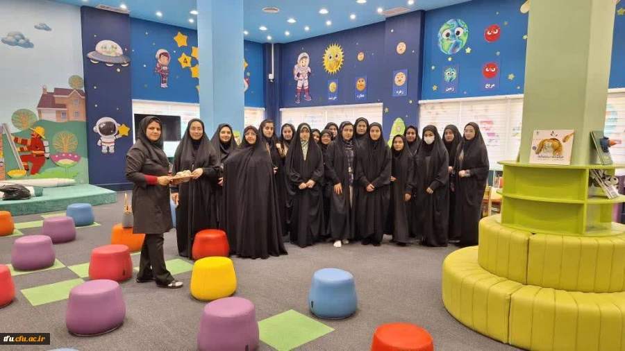 بازید دانشجومعلمان از کتابخانه مرکزی تبریز به مناسبت هفته کتاب و کتابخوانی 2