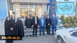 بازدید مشاور رییس دانشگاه فرهنگیان در امور استان ها و مجلس از پردیس فاطمه الزهرا (س) 2