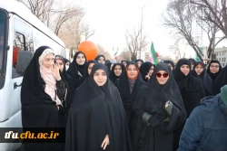 حماسه حضور اساتید و کارمندان و دانشجویان پردیس در خجسته سالروز پیروزی انقلاب 6