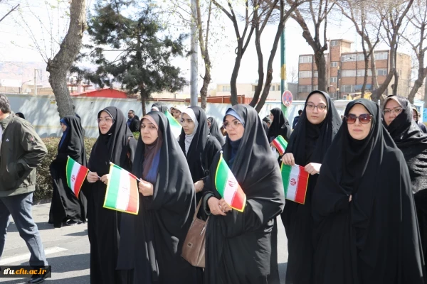 حضور گسترده خانواده بزرگ دانشگاه فرهنگیان آذربایجان شرقی در راهپیمایی روز جهانی قدس  4